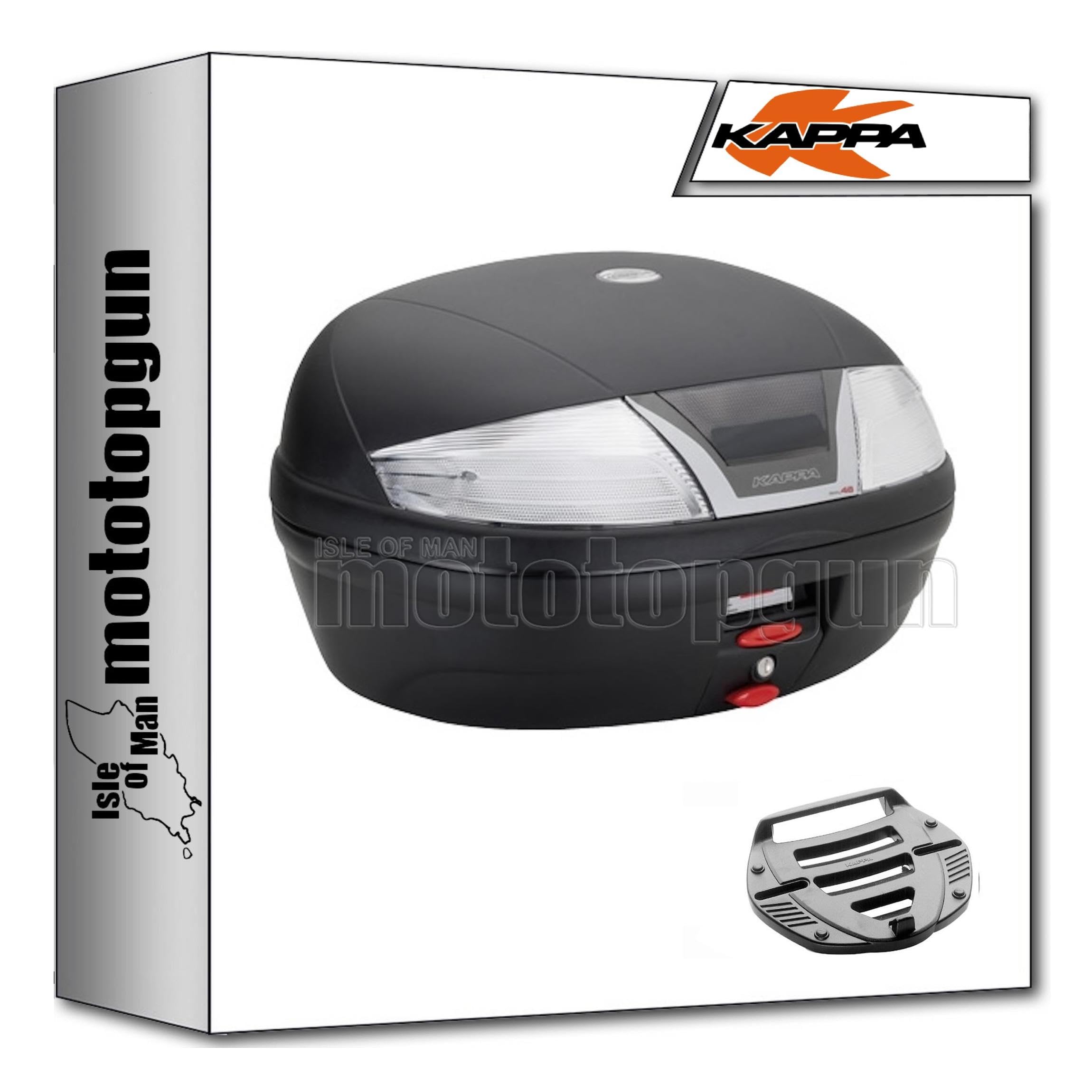 Top case Kappa K46NT avec support moto Yamaha TDM 900 pour vos roadtrips - 3