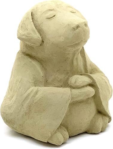 Miniatura 4 de Dragón de Buda meditador con esfera zen piedra sólida y duradera. Perfecto para el hogar, jardín o regalo. Sellado para uso en exteriores. Hecho a