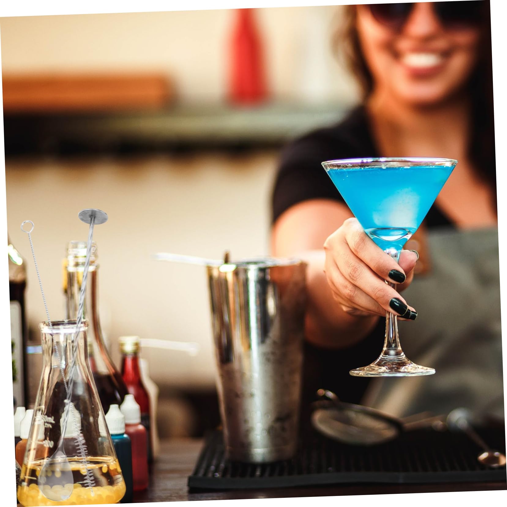 ABOOFAN 22piezas Coctelera Para Cócteles Vaso Medidor y Suministros Para Barman Equipo De Incluyendo Coctelera Herramienta Para Cócteles
