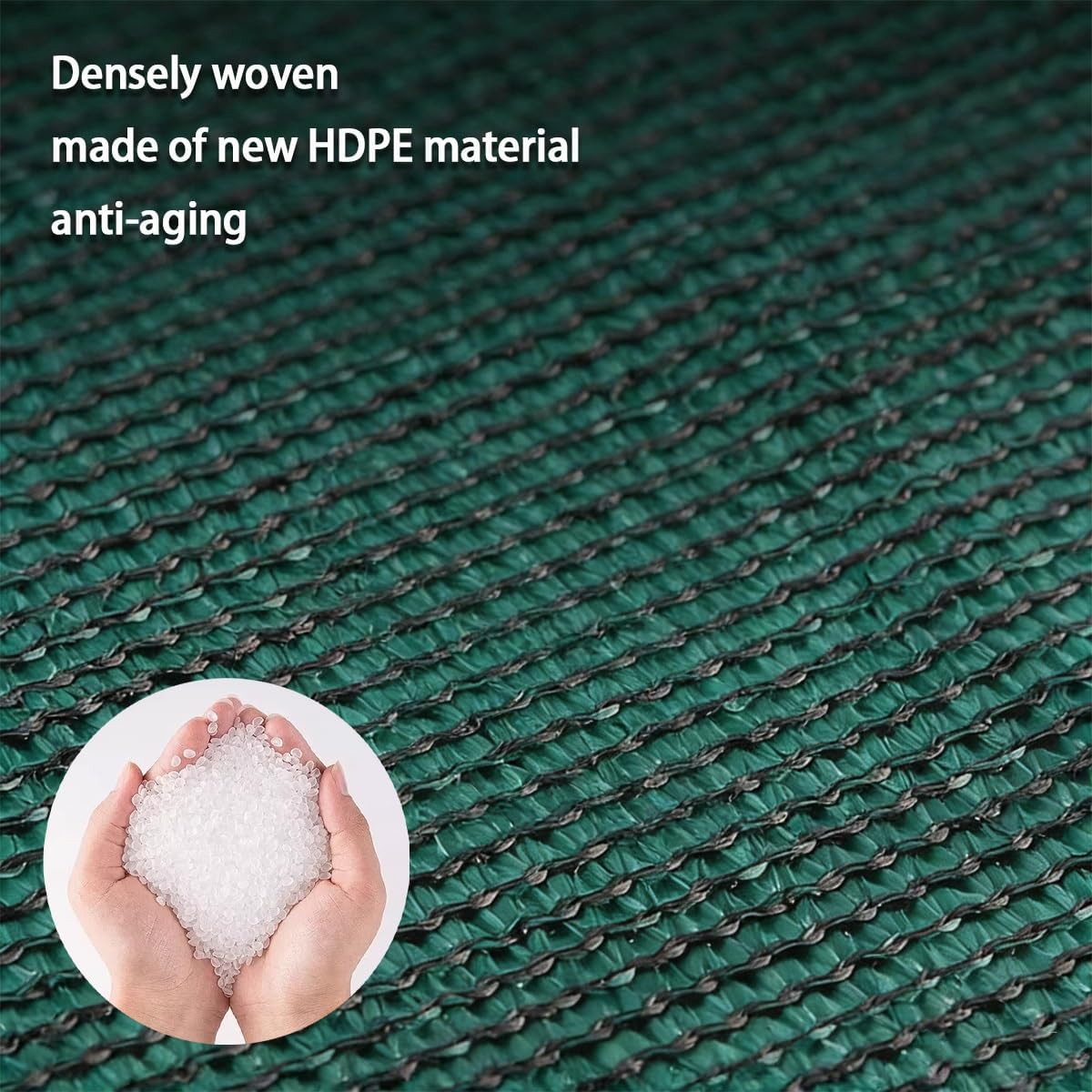 90% Sun Shade Cloth for Garden, HDPE Shade Netting with Grommets, 6.5x10ft 10x10ft 10x20ft 20x20ft, Sun Mesh Tarp Heavy Duty, Green Shades Cover for Patio/Greenhouse/Plant(12X20FT)