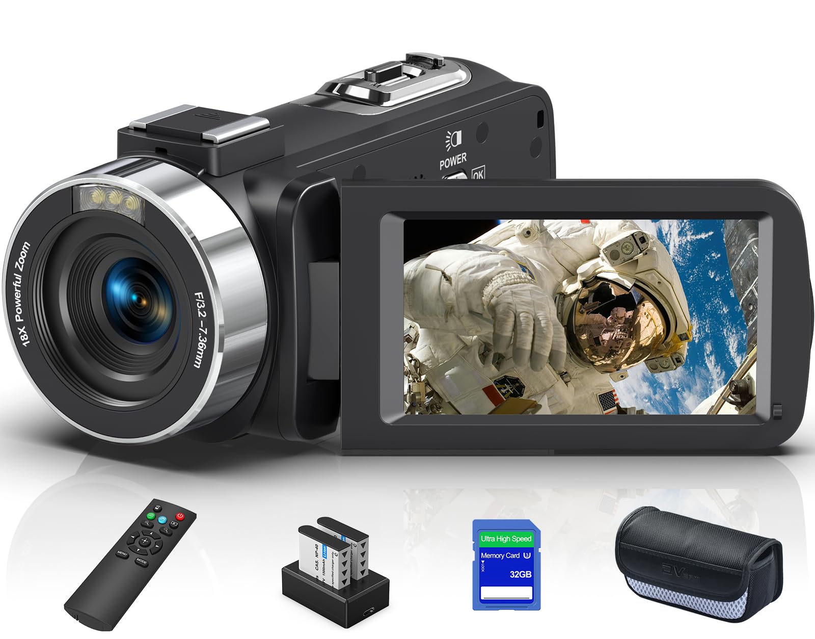 4K ビデオカメラ Amazon.com : VENOPTIX Video Camera 8K 64MP Camcorder 18X Digital