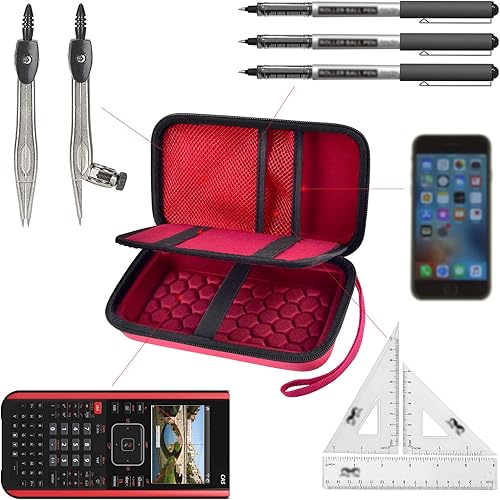 Miniatura 5 de Funda compatible con Texas Instruments TI-Nspire CX IITI Nspire CXTI-NSPIRE CX-II T CASHP Prime calculadora gráfica de color soporte de