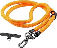 Vista 10 de Cordón cruzado para teléfono celular, correa de muñeca alrededor del cuello para la mayoría de teléfonos inteligentes, auriculares, llavero