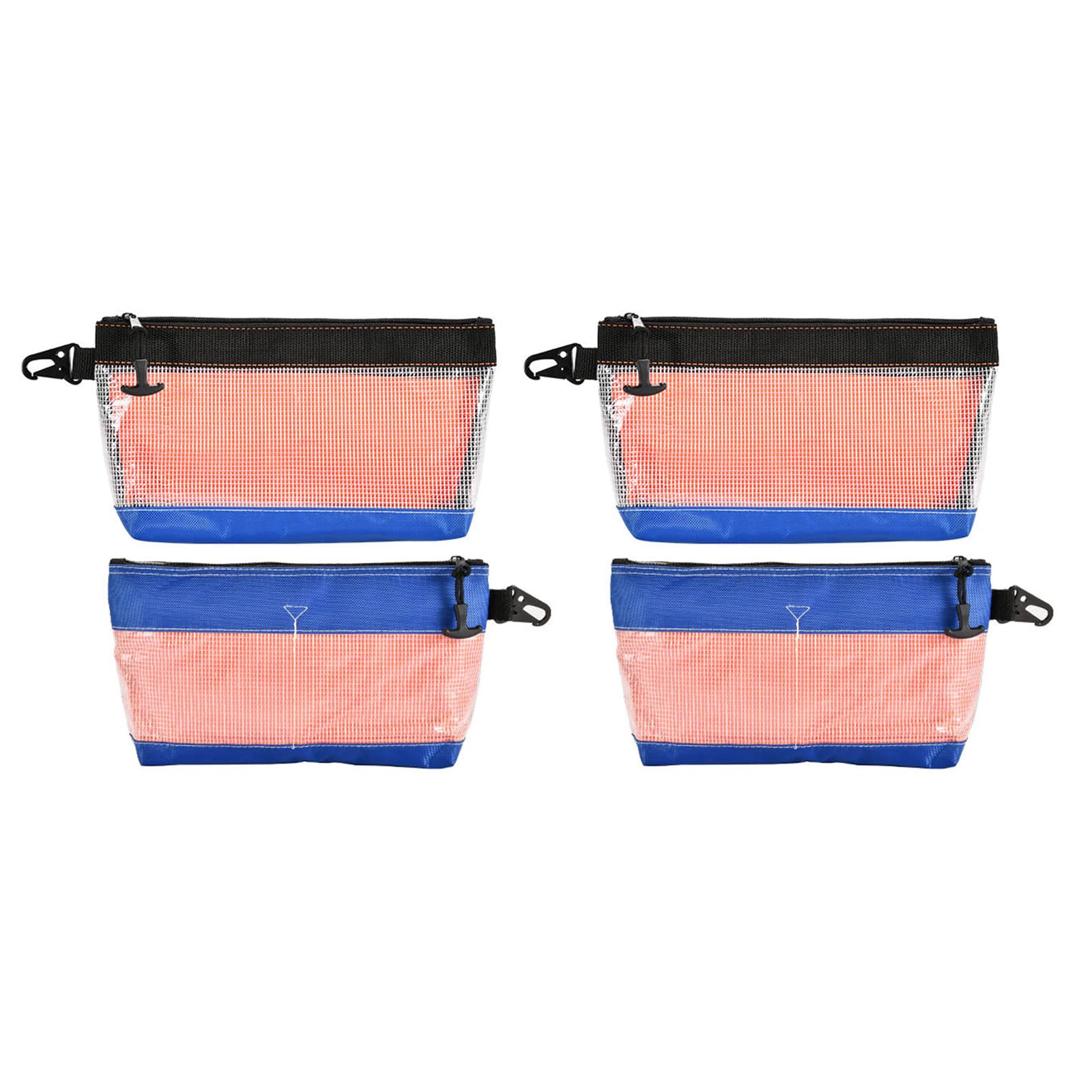 Tsophreniq Blue Of 4 Clear Pvc Tool Planner Sacks Waterproof Against Fixed For Electronics Repair Against Fixed Tool Planner
