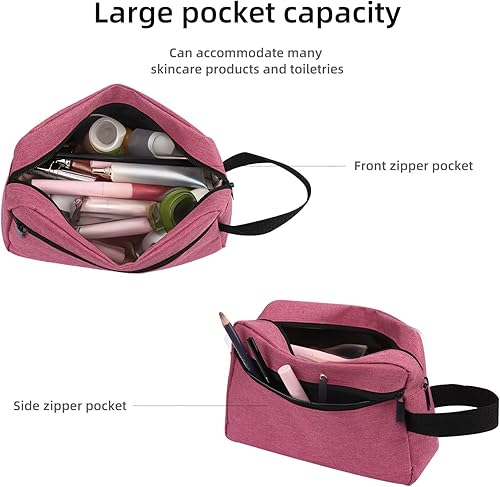 Miniatura 10 de Icramsy Neceser de viaje para mujeres y hombres, bolsa de aseo colgante, bolsa de cosméticos, gran capacidad, accesorios de viaje, regalo para