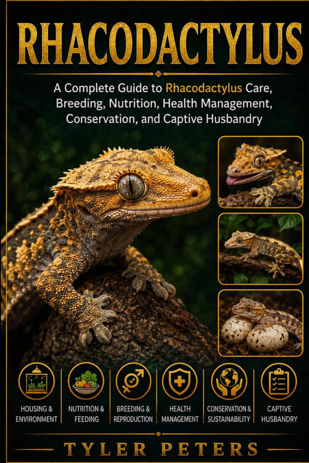 RHACODACTYLUS: A Complete Guide to Rhacodactylus Care, Breeding, Nutrition, Health Management, Conservation, and Captive Husbandry
