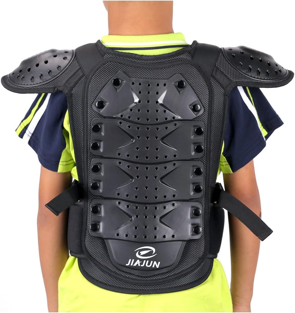 Kids Dirt Bike Body Chest Spine Protector Vest Protective for Dirtbike Motocross Skiing Snowboarding