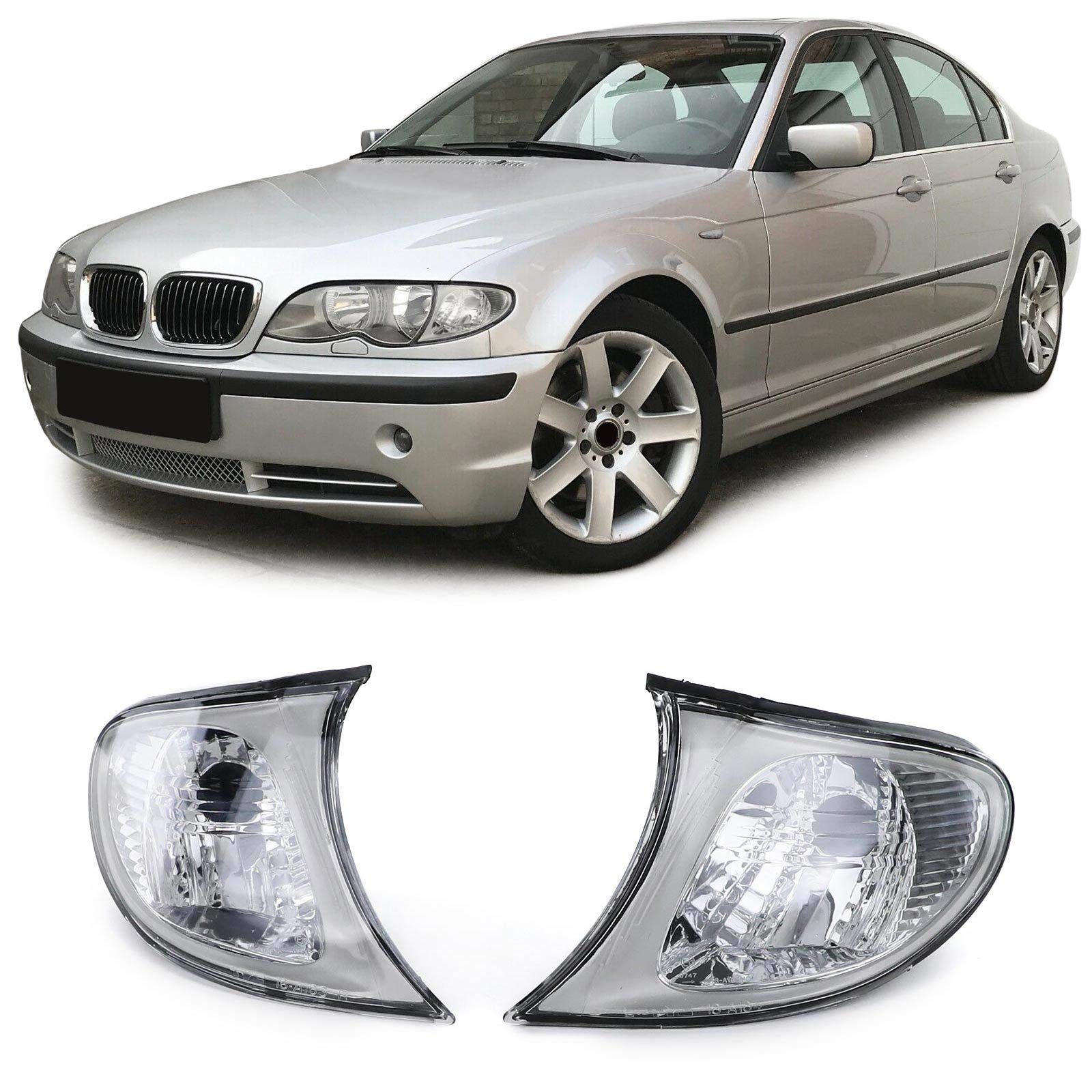 Blinker weiß Klar Rechts Links passend für BMW E46 Limousine Touring 2001-2005