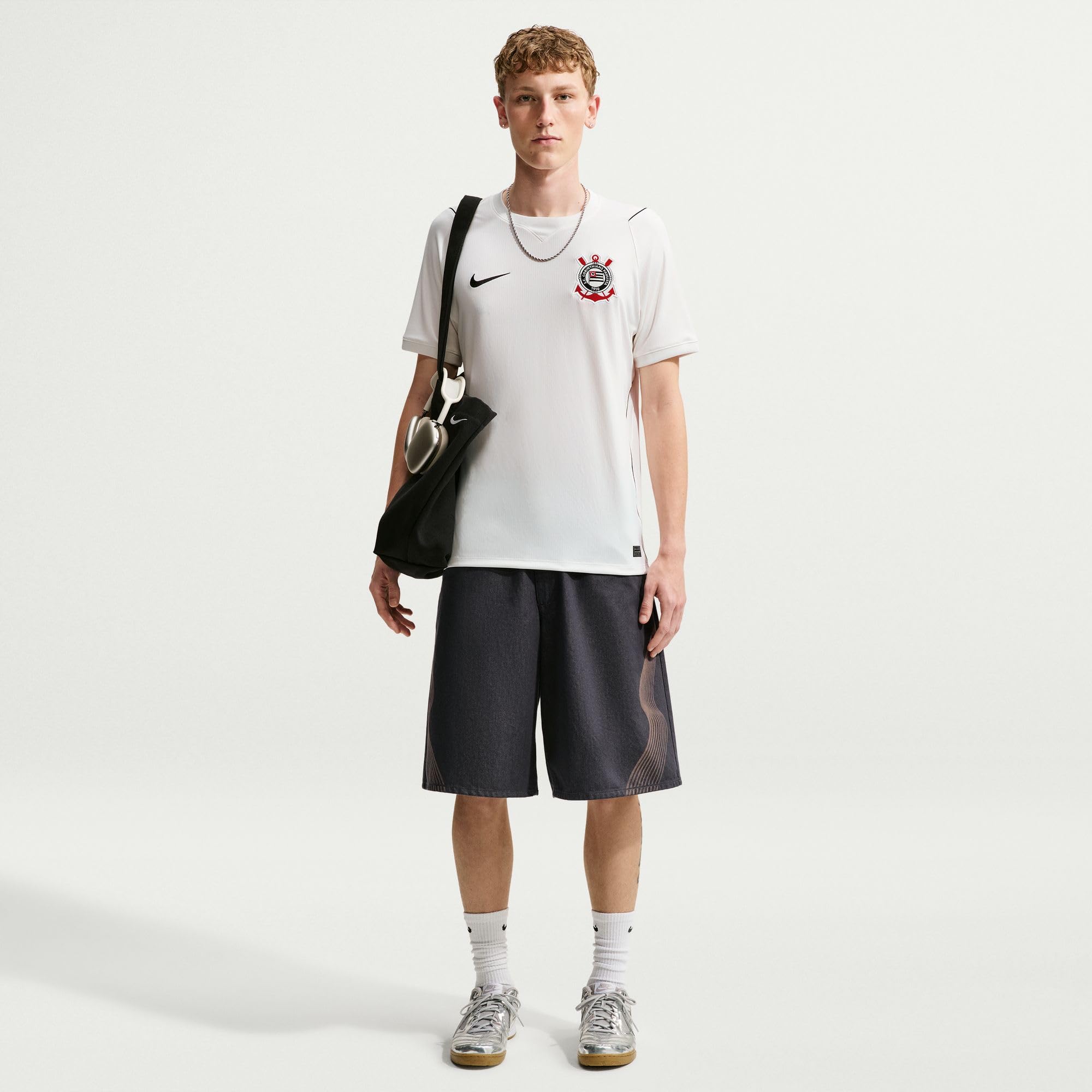 Nike S.c. Corinthians 2026/27 Stadium Home Nike Dri-Fit Replika-fußballtrikot für Herren Maglia Uomo