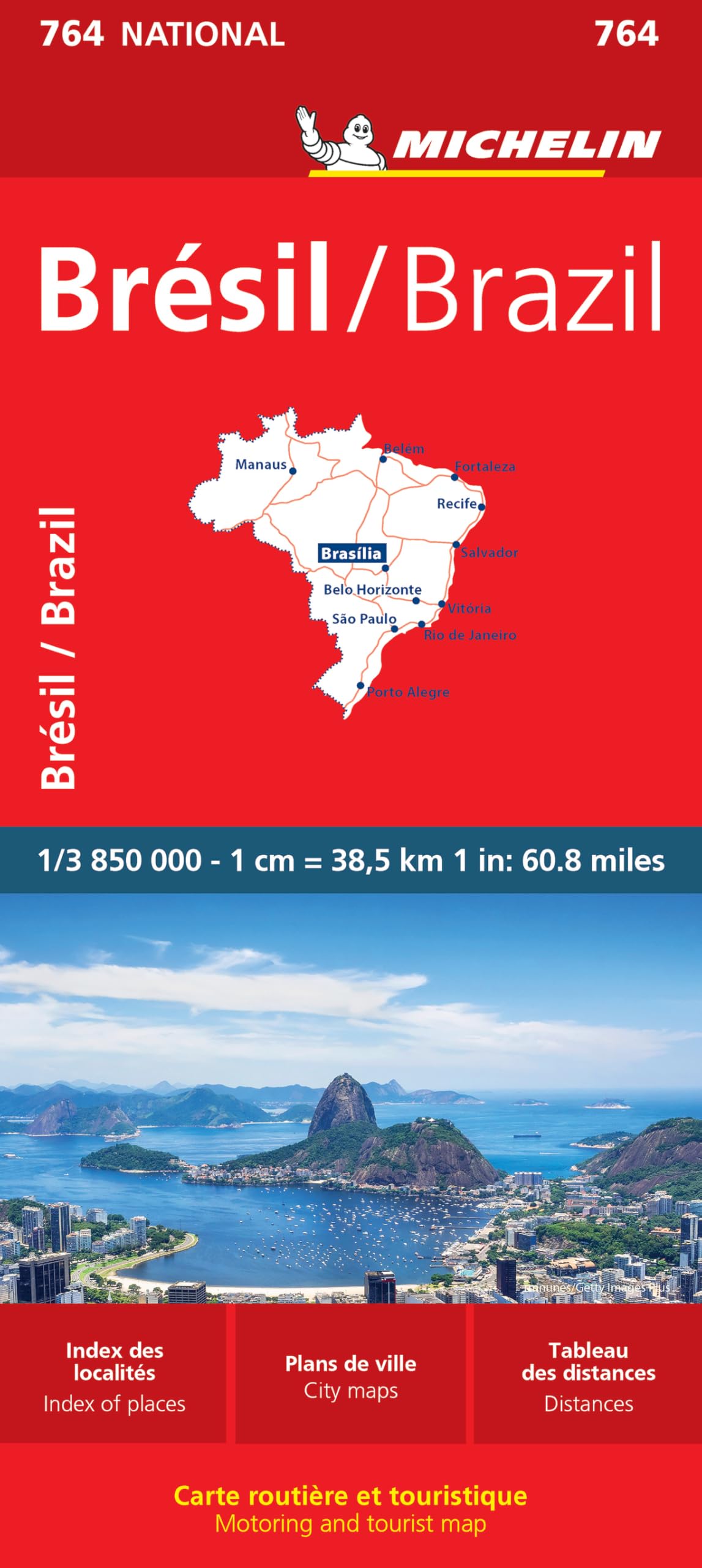 Brazil - Michelin National Map 764: Bresil / Brazil (Michelin Maps, 764)