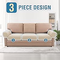 Vista 280 de H.VERSAILTEX Multi-Pieces Sofa Covers Stretch Couch Covers Form Fitted Seats and Back Cushions Covers