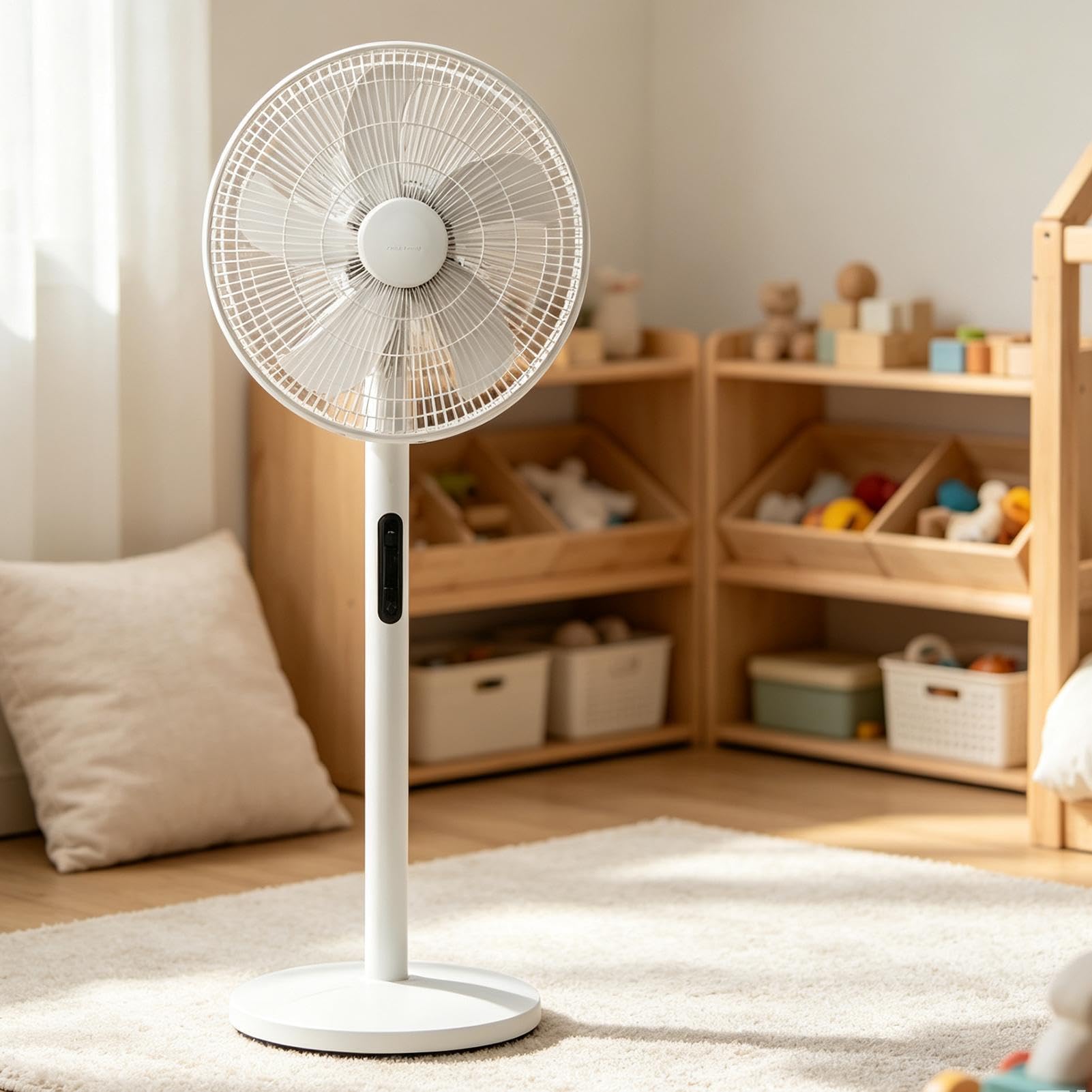 Generico Ventilatore A Piantana USB Ricaricabile 8 Velocità Raffreddamento | Ventilatore Silenzioso di Raffreddamento Per Proprietari e Abitanti Ufficio Casa Camera Dormitori Appartamento Garage