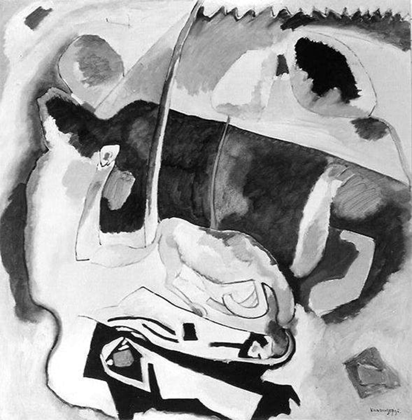 Posteriik No Frame Famous Animal Posters Vintage Picture Improvisation By Wassily Kandinsky Modern Wall Decor For Home Decor 60X90cm