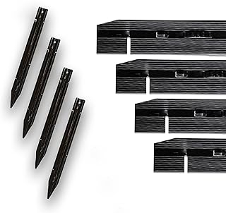 Dreamscape PermLine Aluminum Landscape Edging - 15 Strips, 8ft Each (120...