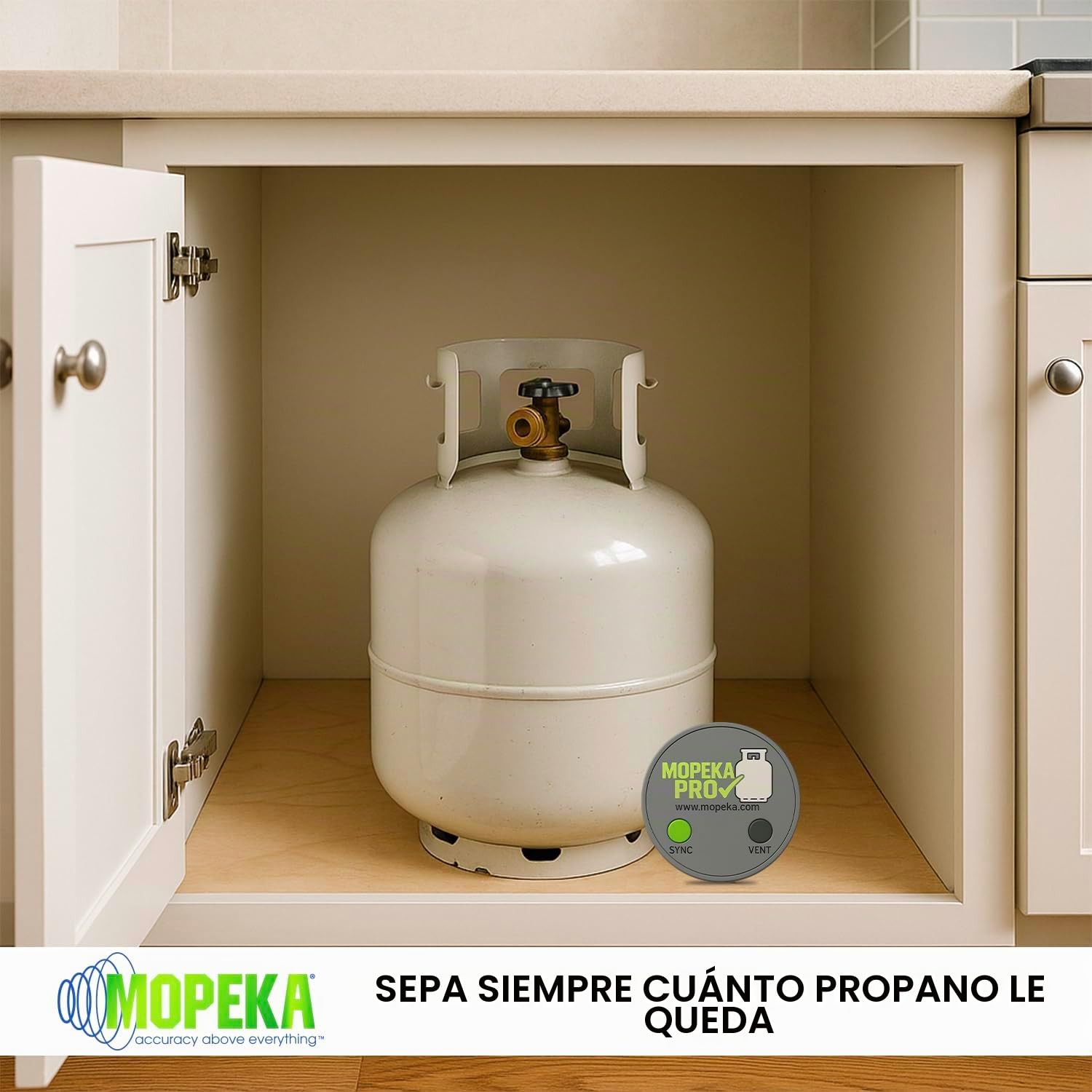 Mopeka Pro Check Sensor – Medidor de propano inalámbrico para caravana, barbacoa, estufa exterior y tanques industriales de GLP, versión magnética, monitoriza los niveles en tu teléfono con la App
