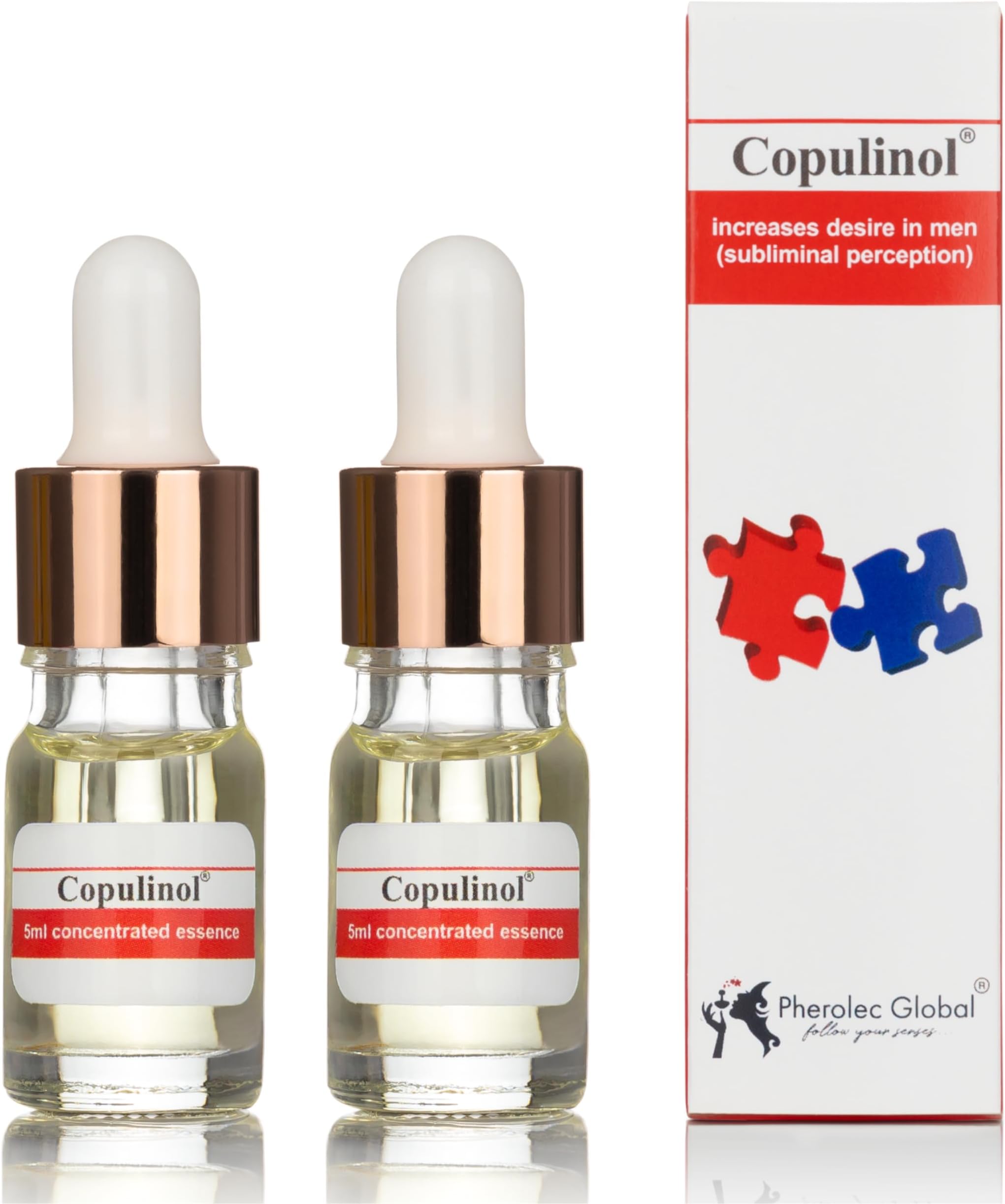 COPULINOL 100% Pheromone for Women - Extra Strength - Perfume for Women with Long-lasting Scent - Travel Size - 5 ml + 5ml