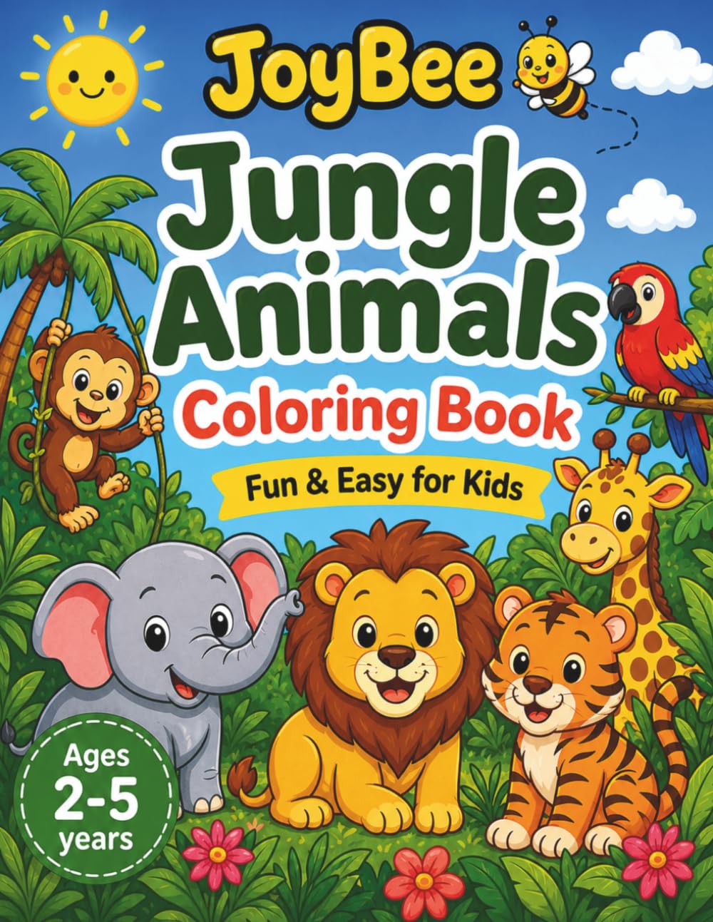 Jungle Animals: Coloring Books (JoyBee – Little Explorers)