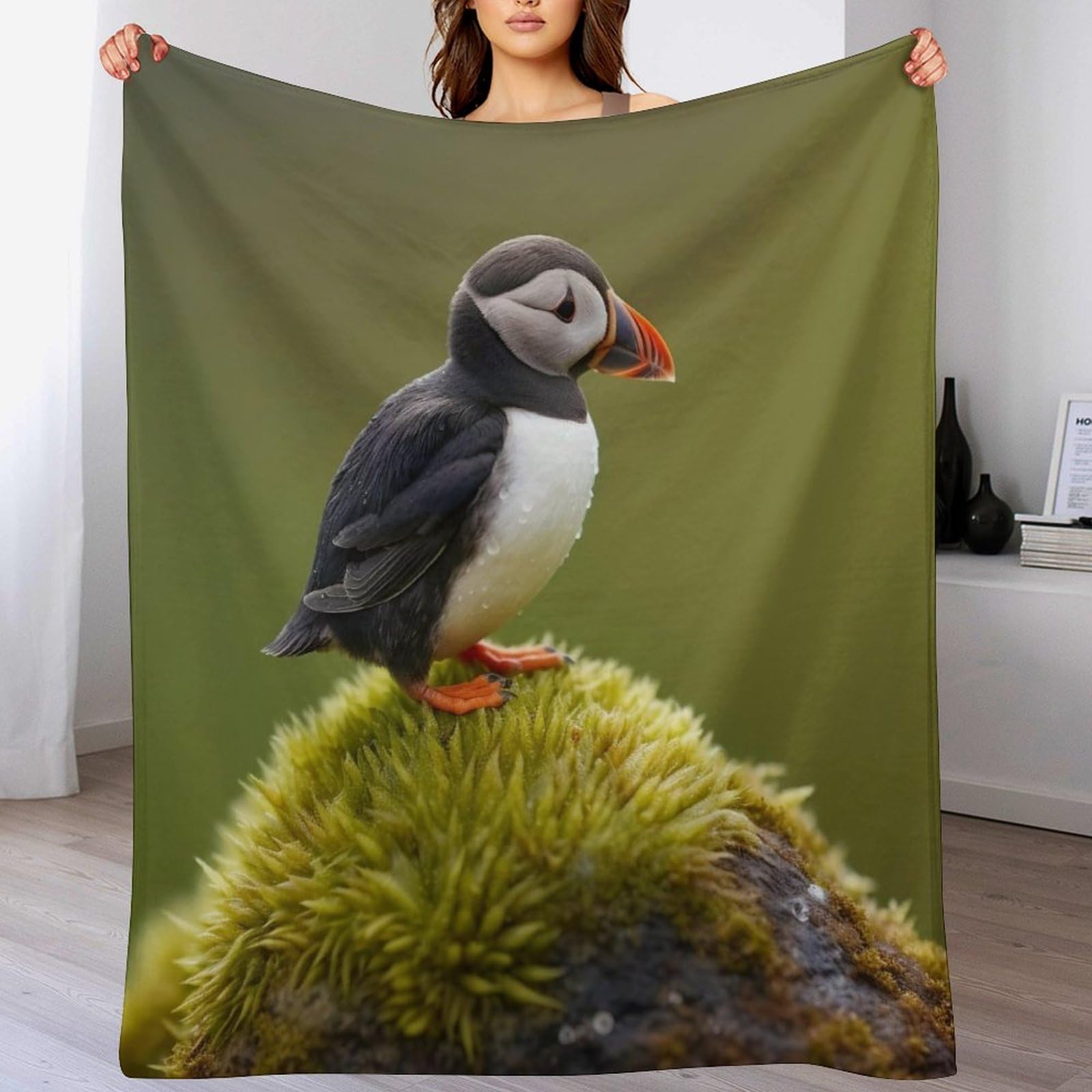 Couverture oiseau haut de gamme en flanelle polaire durable et facile à entretenir