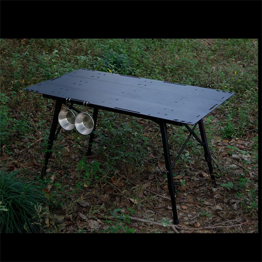 Outdoor Three Piece Aluminum Alloy Table Folding Three Section Storage Folding Table Dining Table