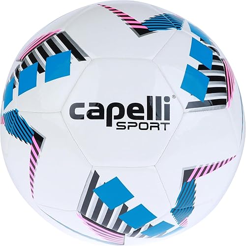 Capelli Sport Balón de fútbol, Star Cubes Team Balón de fútbol para entrenamiento al aire libre e interior