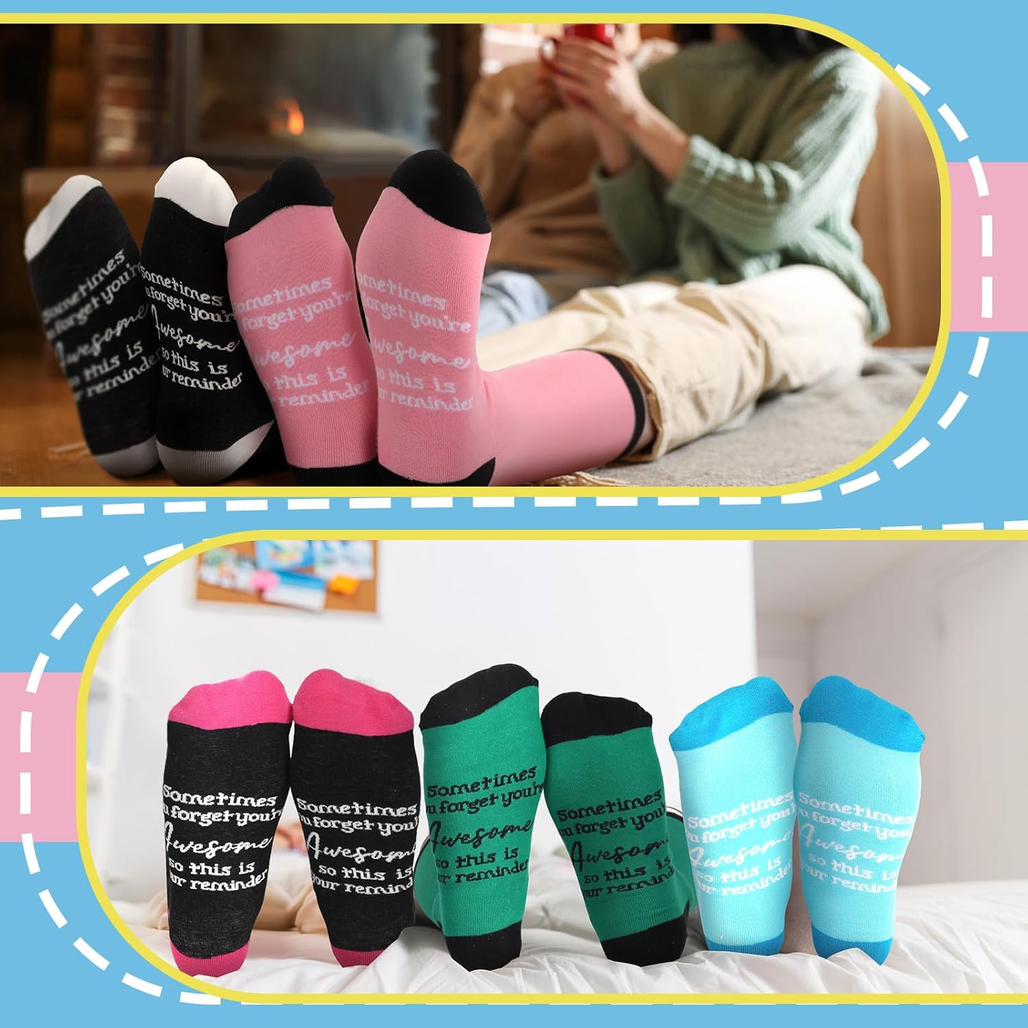 Suhine Employee Appreciation Gift Socks Bulk Best Team Socks Thank You Gifts for Staff Coworker Teacher Women Men - Image 5