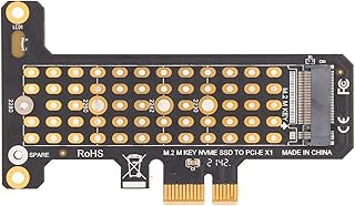 Annadue PCIe x1 Adaptör Kartına M.2 NVMe SSD (M Anahtarı), M2 NVMe SSD 2280, 2260, 2242, 2230'u destekler, 7, 8, 9, 10 ve Sonrası için uyumlu ve OS X için