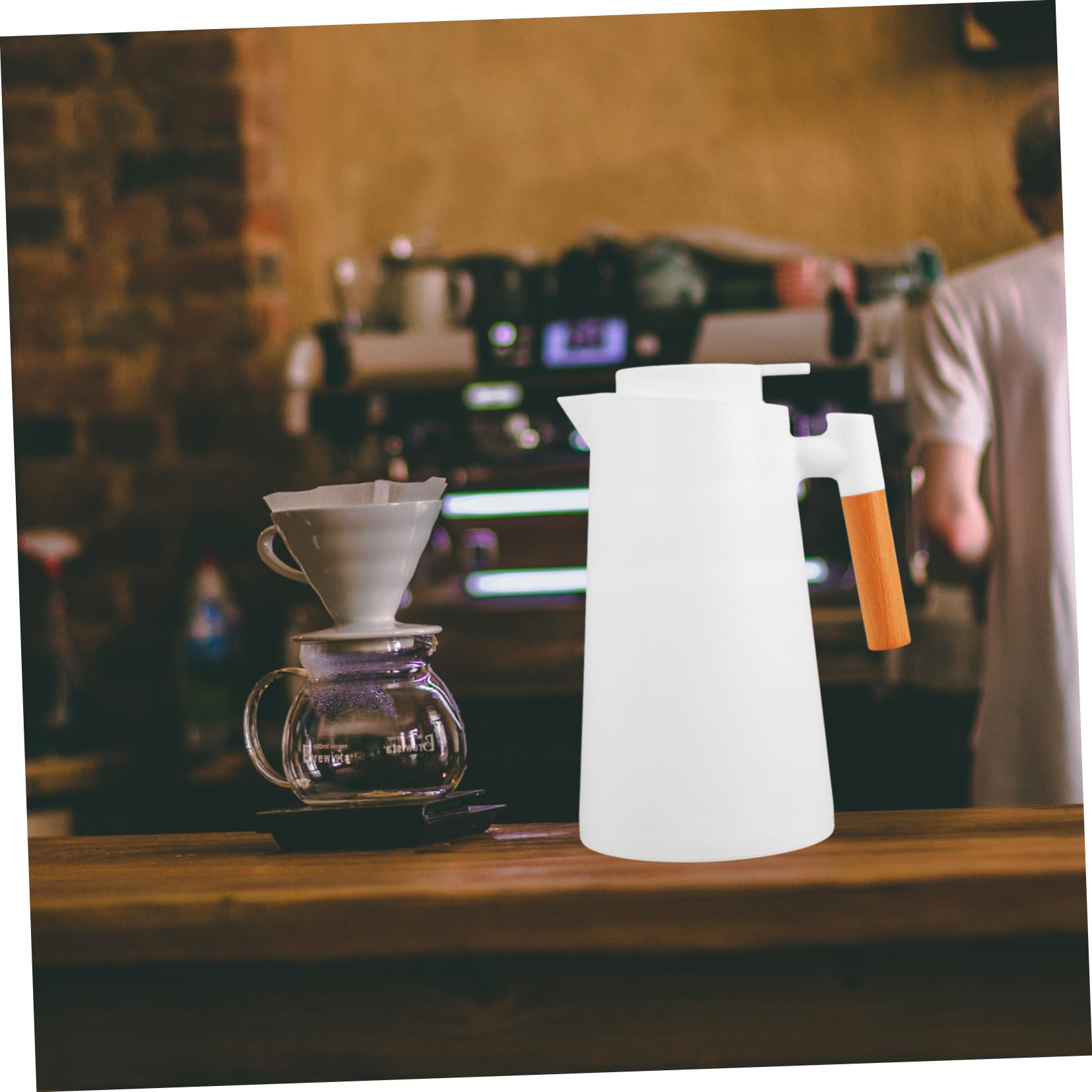 Alipis Termo para Café Caliente y Bebidas Frías con Tapa Aislante al Vacío para Camping y Hogar de Inoxidable