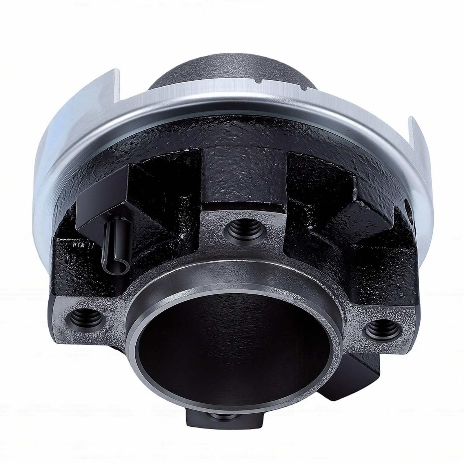 SIXRUN Buje del CigüeñAl del Equilibrador Armónico del Motor, Acero Al Carbono con Silicona, Buje de Polea de Repuesto OEM, Apto para Reparación y Reemplazo de Motores B2300 1994