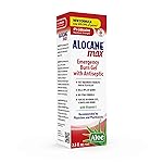 Alocane Max Emergency Burn Gel, 4% Lidocaine Hydrochloride, Antiseptic Kills 99% of Germs, Maximum Strength Pain and Itch Relief, for Sunburns, First Aid Burn Gel with Aloe Vera- 2.5 fl oz