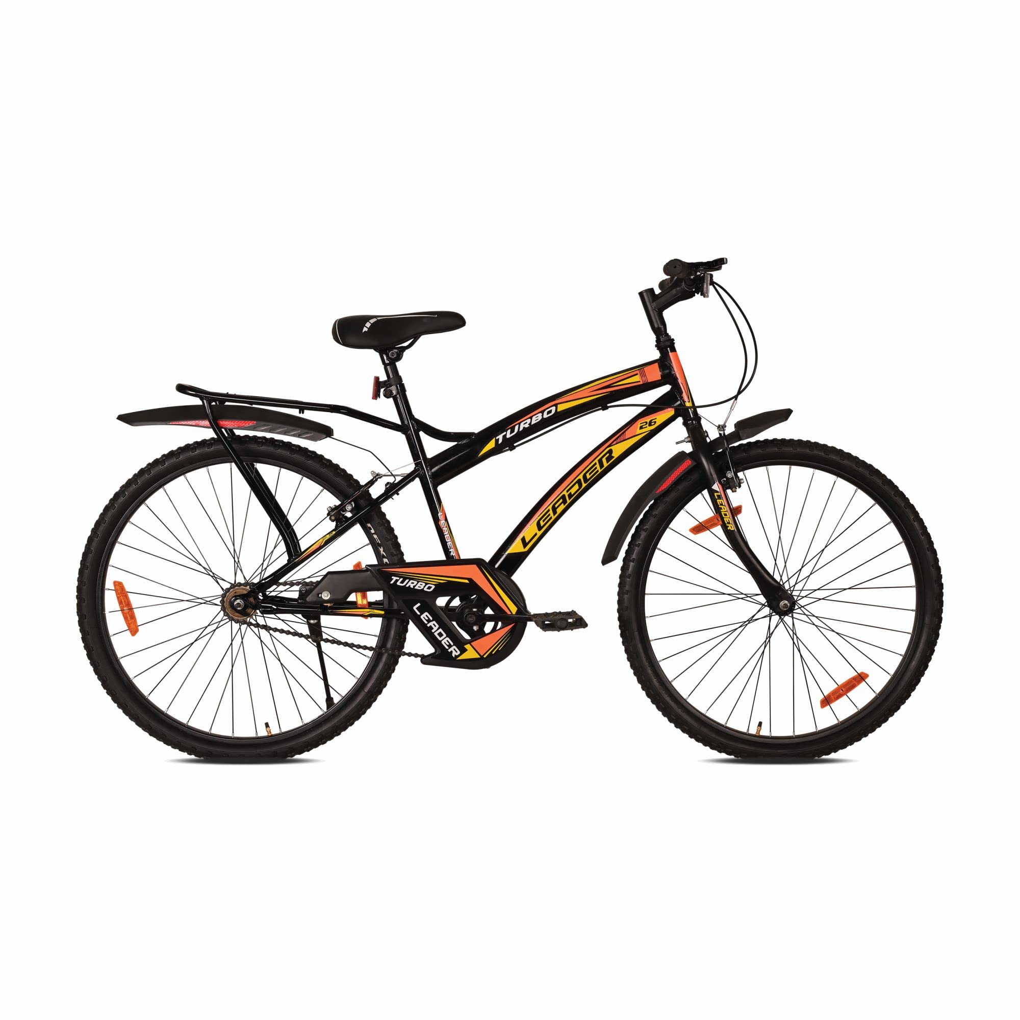 Leader Turbo 26T IBC Mountain Bicycle/Bike Without Gear Single Speed for Men - Black- Ideal for 10 + Years 18 Inches (B09Y89GT6T) Amazon Price History, Amazon Price Tracker