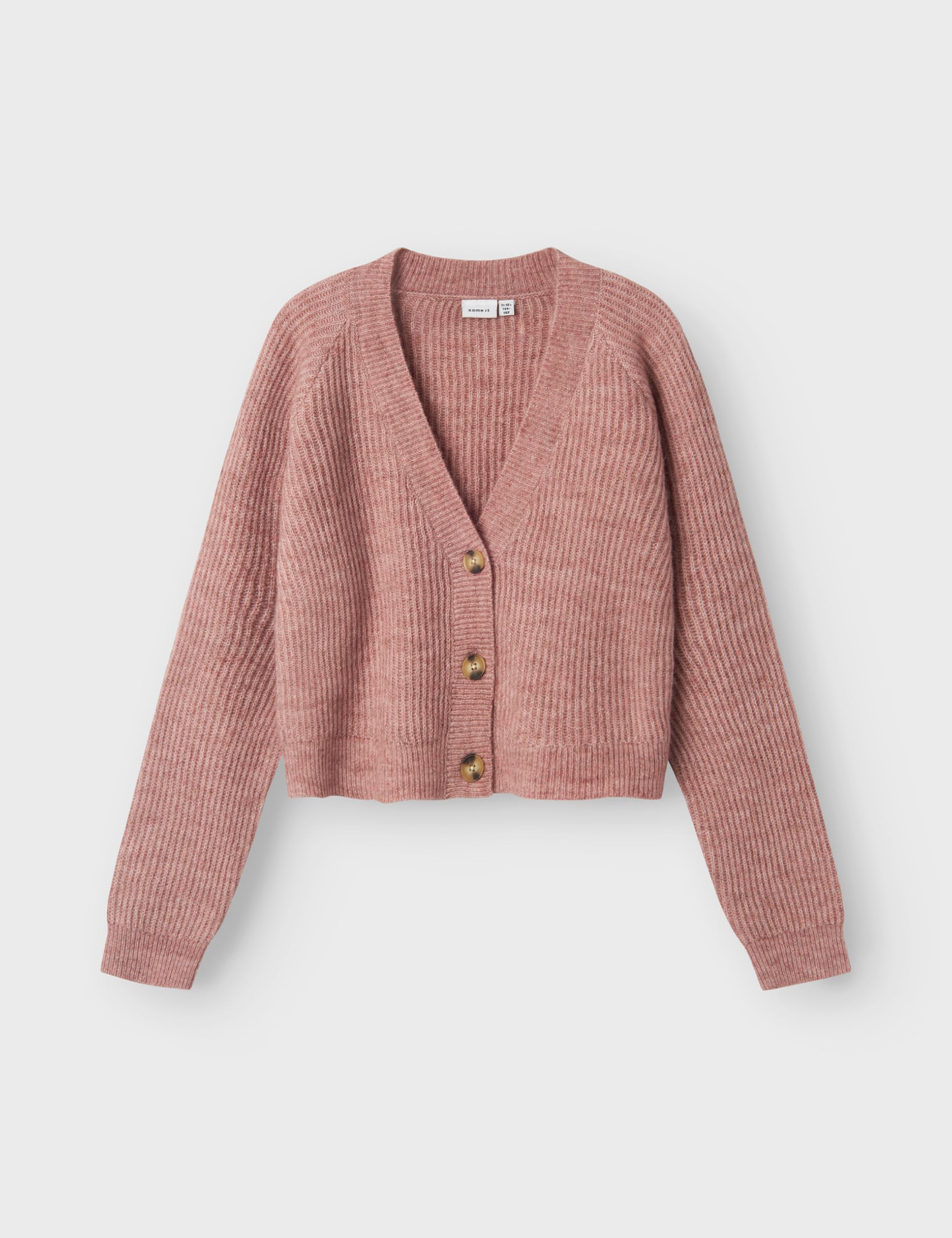 Name IT Nkfholly Boxy Short Knit Card Noos Suéter cárdigan Niñas (Pack de 1)