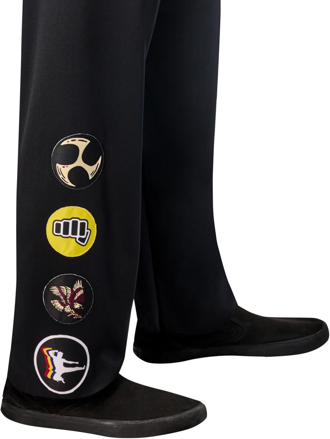 Rubies Mens Mens Cobra Kai Karate Kid Gi Adult Costume Set With Black Karate Pants, Jacket, Headband & Belt - Image 3