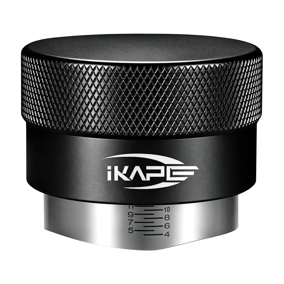 IKAPE Coffee Products, Distribuidor de café de 51 mm, distribuidor de espresso adaptable a la gravedad que se adapta a todos los portafiltros de espresso de 51 mm, compatible con portafiltro sin fondo