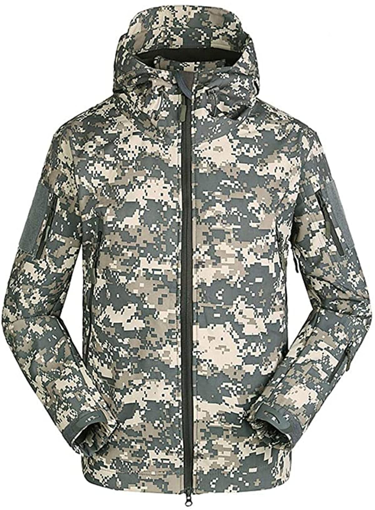 Giacca Tattica In Pile RECON Con Cappuccio Uomo - Verde Oliva, Termica, Stile Militare - Kombat UK