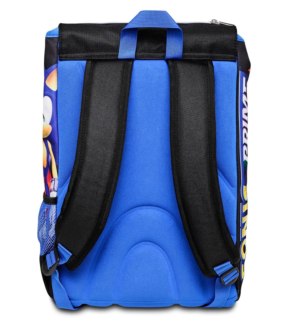 Seven Sonic Rucksack für Schule, Sport & Freizeit, Erweiterbarer Schulranzen, Geräumige Schultasche für Teenager, Kinder Mädchen und Jungen, Extra Platz, Trinkflaschenfach