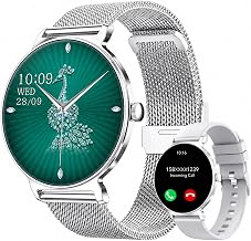 Women's Smart Watch, 1.27 Inch Smartwatch with Calls, Sleep Monitor, Female Function, 120+ Sports Modes, Pedometer, 24H Heart Rate Monitor, SpO2, IP68, for Android/iPhone