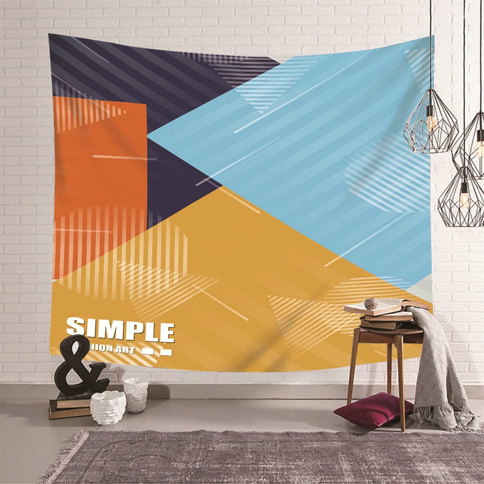Tapiz de pared KnSam de 150 x 130 cm para decorar paredes vacías sin pintar