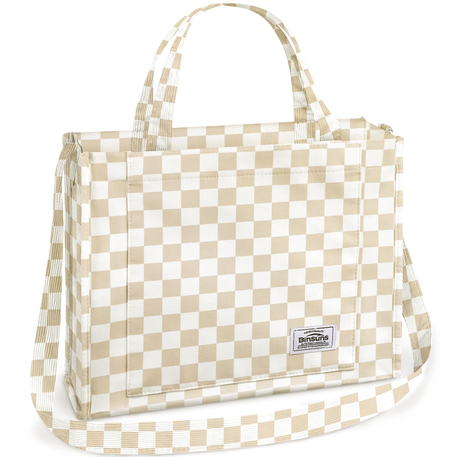 Corduroy Tote Bag for Women Small Satchel Bag Mini Tote Bag Aesthetic Crossbody Handbag - School Work Travel Shopping