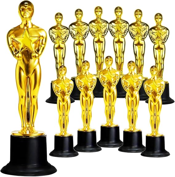 Macron Félicite Les Producteurs de Clair Obscur 6 710avqCqevL. AC SX569 GiftExpress 24-Pack 6 Gold Award Trophy, Award Statues, Statues Trophies for Award Ceremony, Appreciation Gift (Pack of 24)