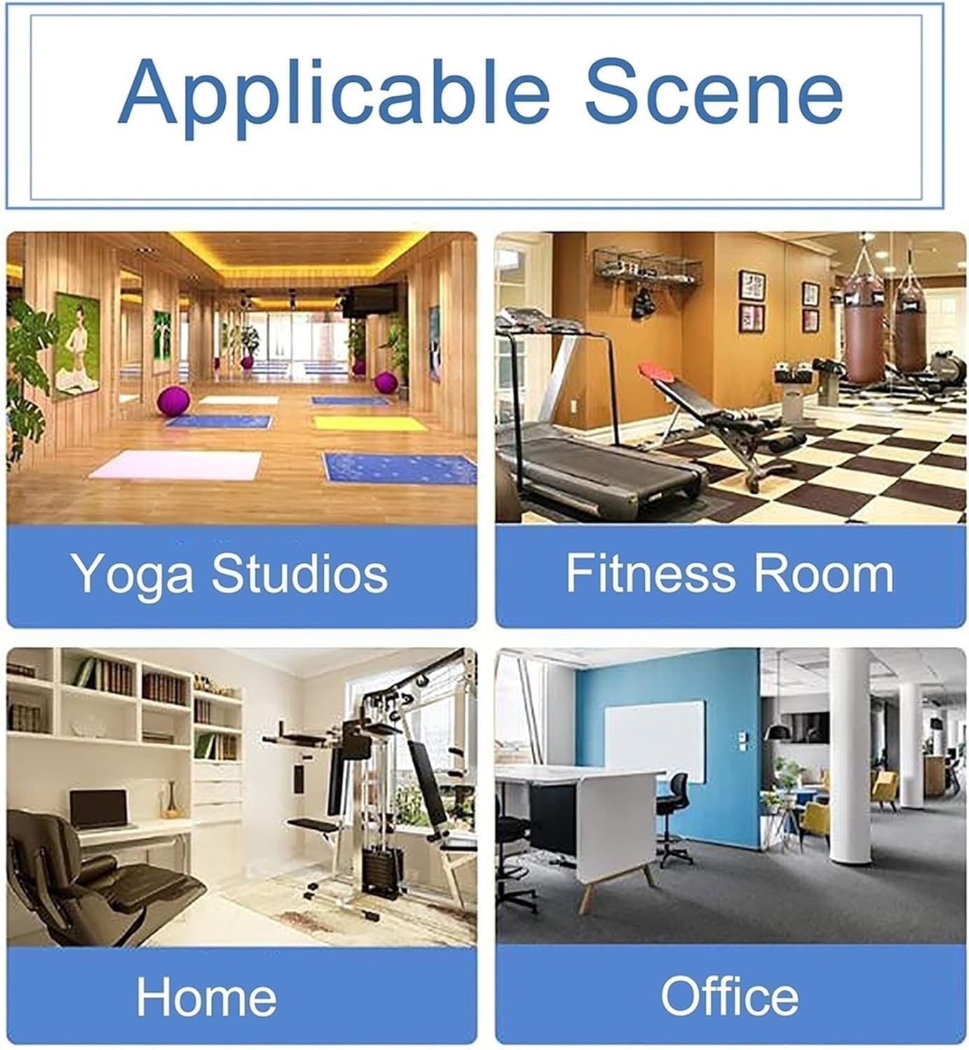 Support pour tapis de yoga, support de tapis de yoga mural, étagère en bois, économise de l'espace, convient pour les rouleaux en mousse, les bandes de résistance et les tapis d'entraînement