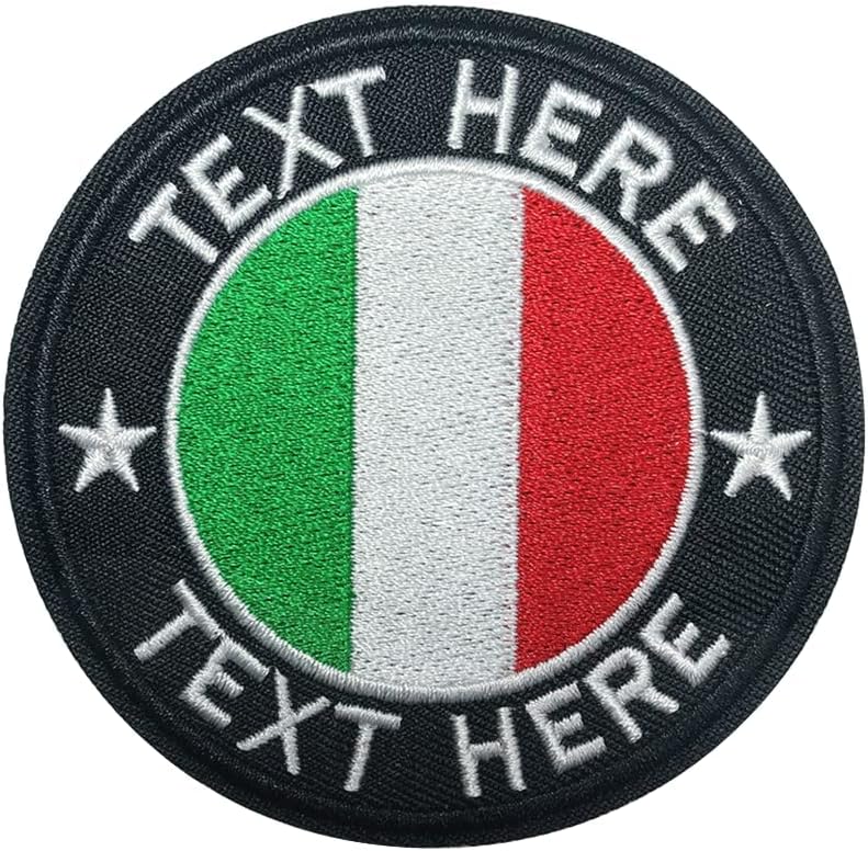 Toppa Tattica Militare Personalizzata Con Nome E Bandiera Italia | Ricamo Di Qualità, Gancio E Loop | Per Zaini E Giacche - Foto 5