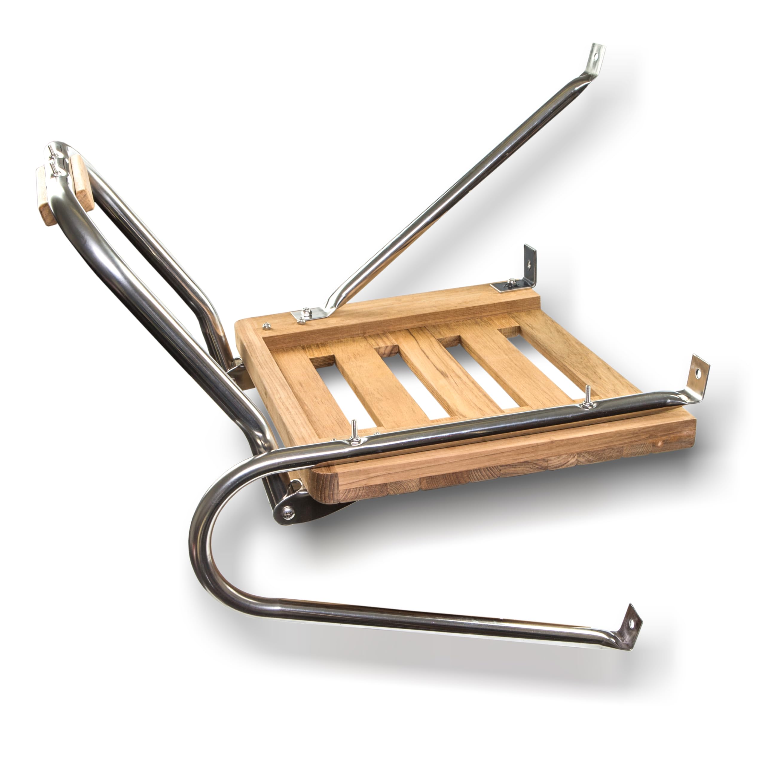 Whitecap en Teck Bateau Plate-Forme de Bain avec échelle pour Moteurs Hors-Bord