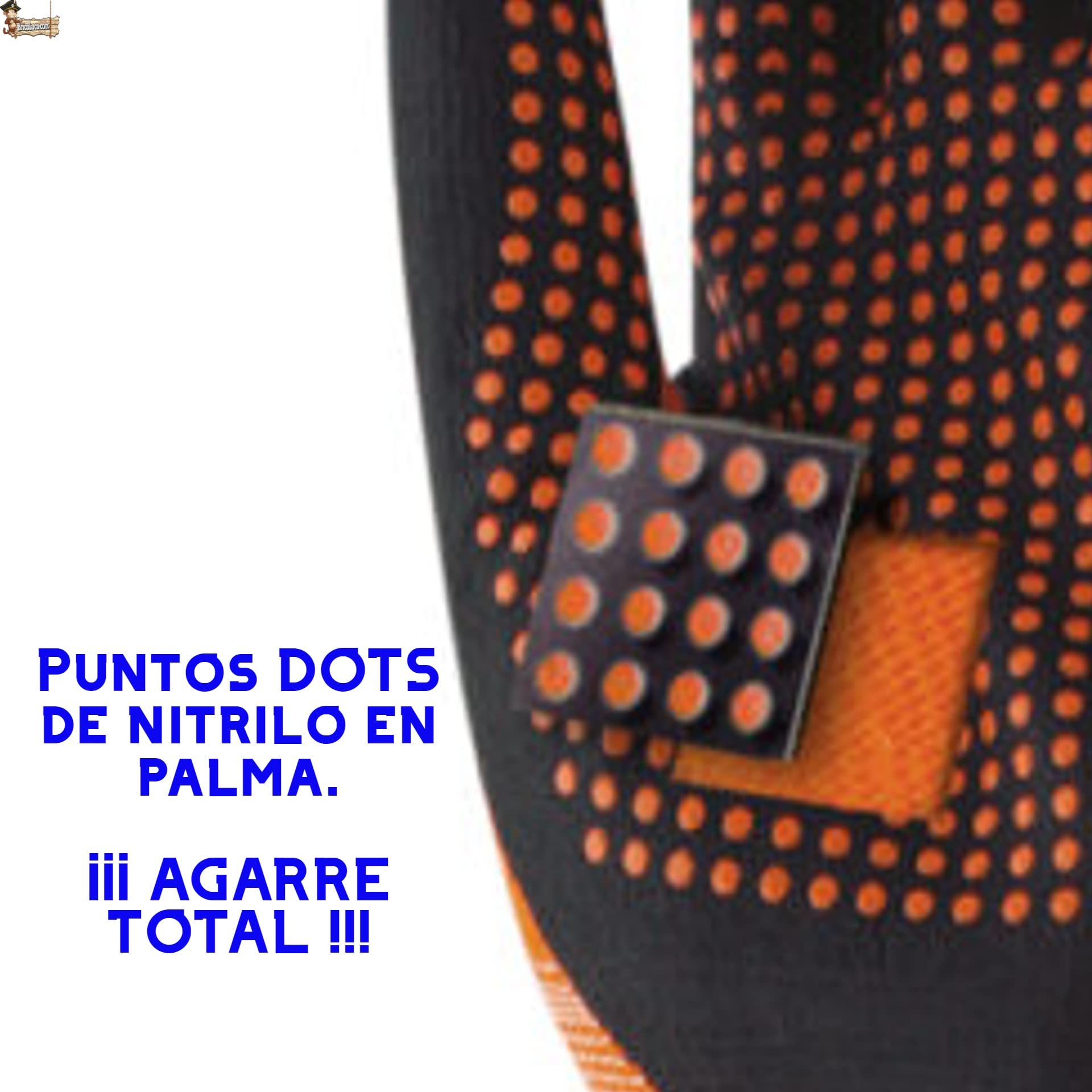 BricoLoco.com 12 PARES Guantes trabajo mecánico nitrilo, nylon sin costuras. Puntos dots para ¡¡¡ MÁXIMO AGARRE !!!. Excelente adaptación a la mano. (12, Talla 10)