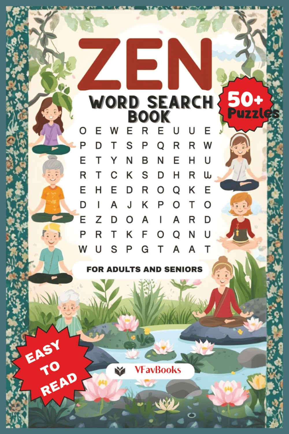 Zen Word Search Book: Word Search Puzzles with Easy‑to‑Read Print about Calm Living, Mindfulness, Relaxation, Peaceful Activities, and More | 6x9", ... Wellness, Meditation, and Quiet Moments