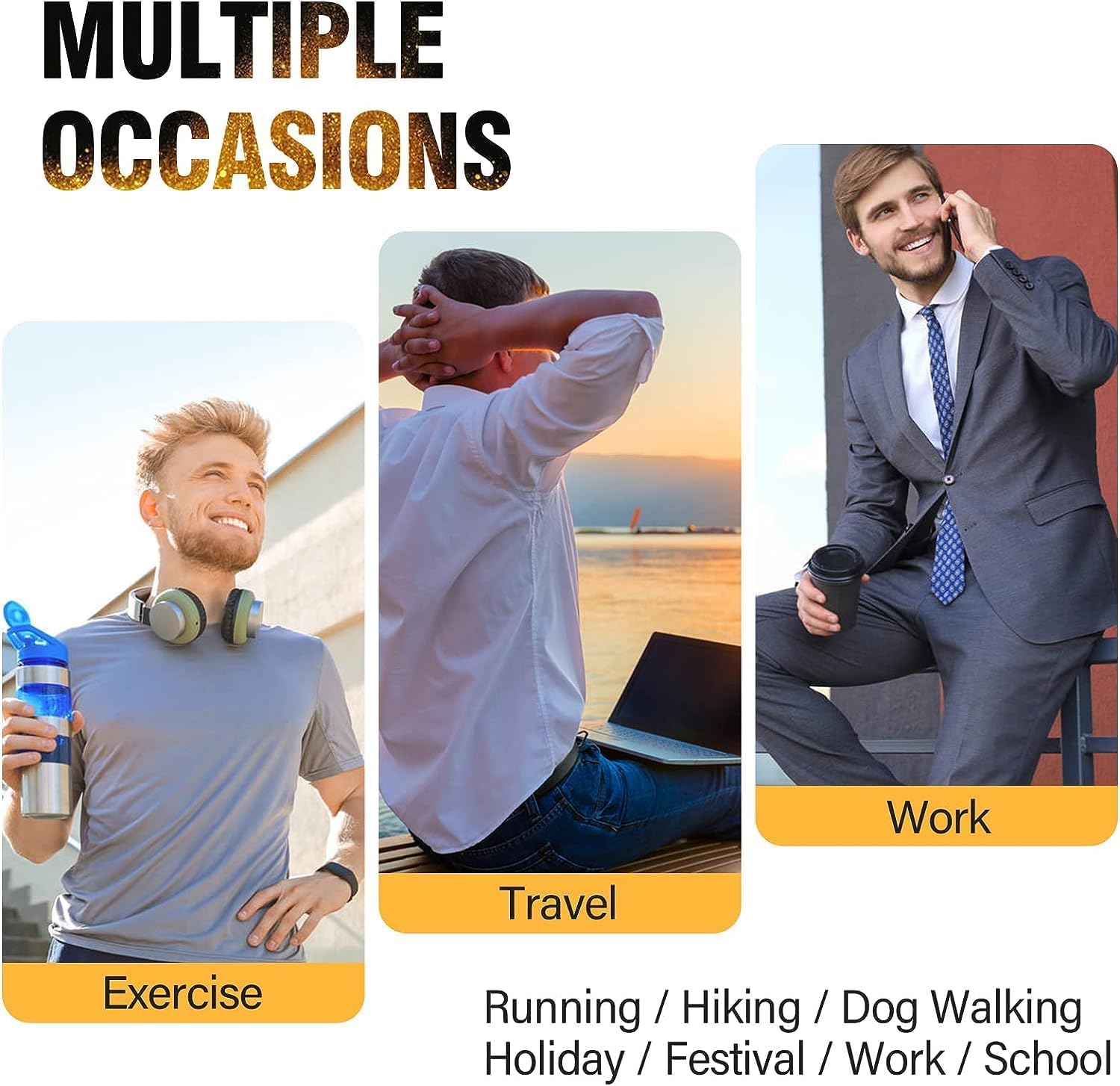 Peicees Waterproof Sling Bag Crossbody Bag For Men Slim Chest Backpack Man Purse Small Shoulder Bag For Travel Hiking - Image 7