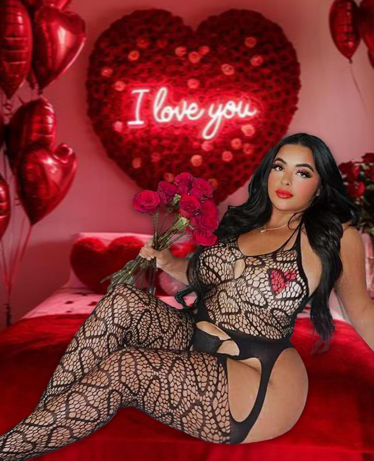 Woman Lingerie Tights Fishnet Body Stockings Mini Top Pantyhose Dancer Outfits - Image 4