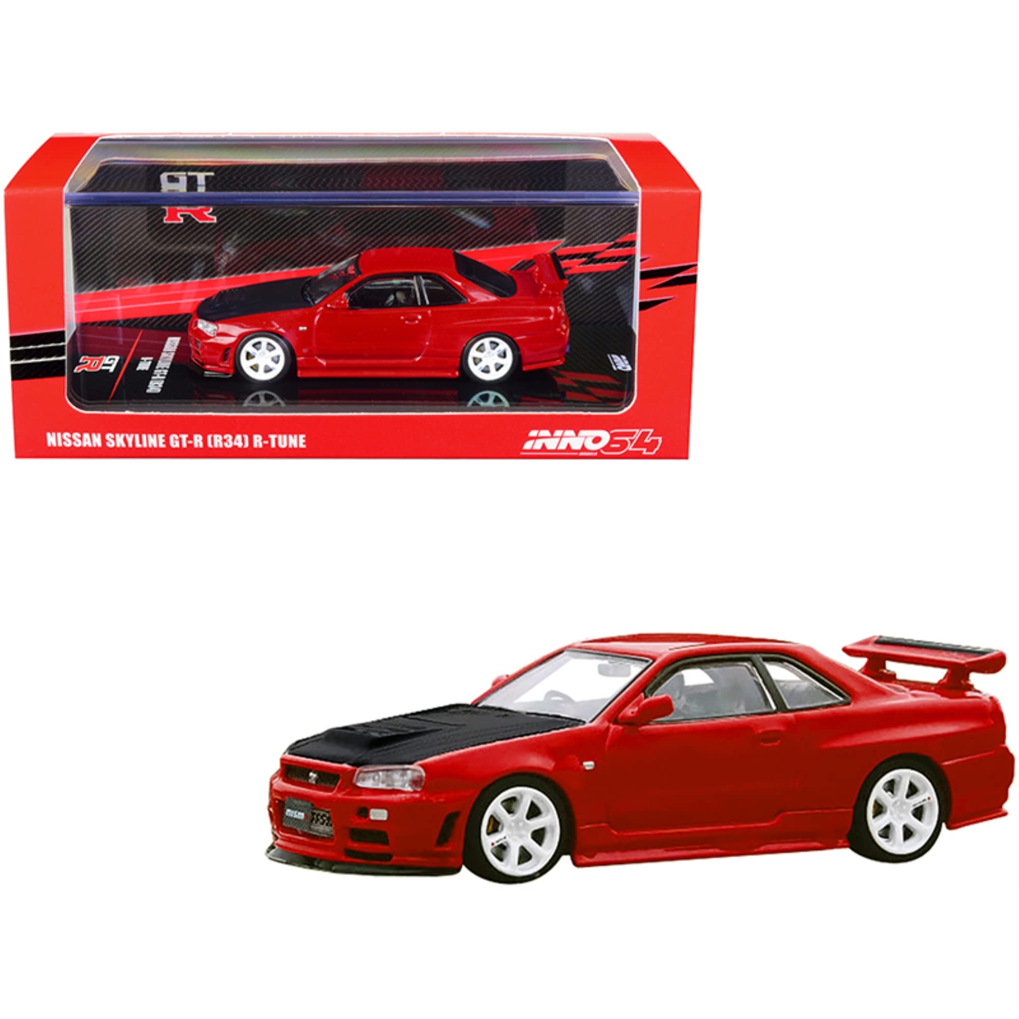 イノモデル Nissan Skyline GT-R R34 R-TUNE Amazon.co.jp: Inno Models 1/64 Nissan Skyline GT-R R34 R-TUNE