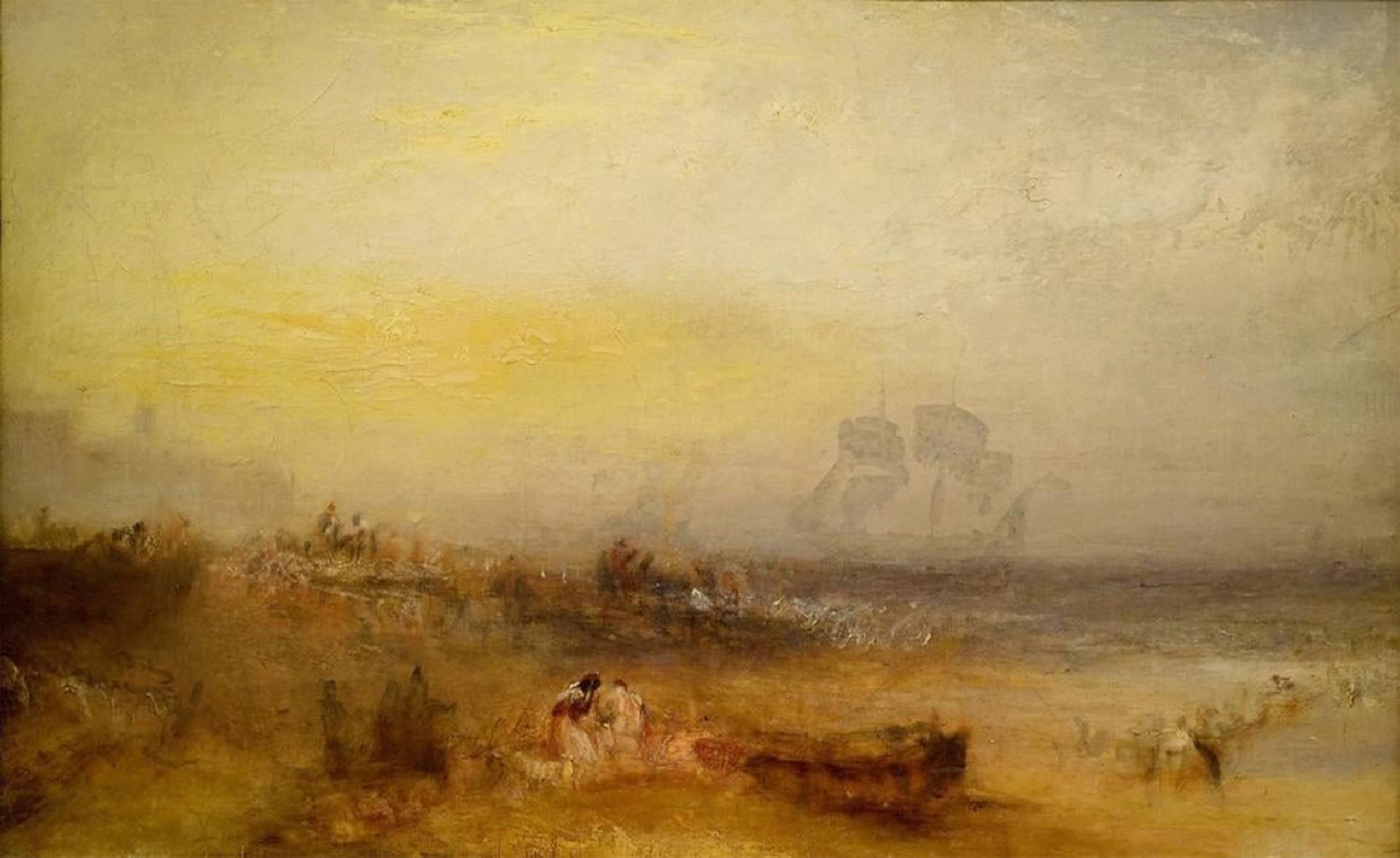 SERENDIPITP Aesthetic Poster Photo Wall Print Retro Picture the Morning the Shipwreck by Mallord William Turner Modern Wall Artwork for Home Decor 60x90cm