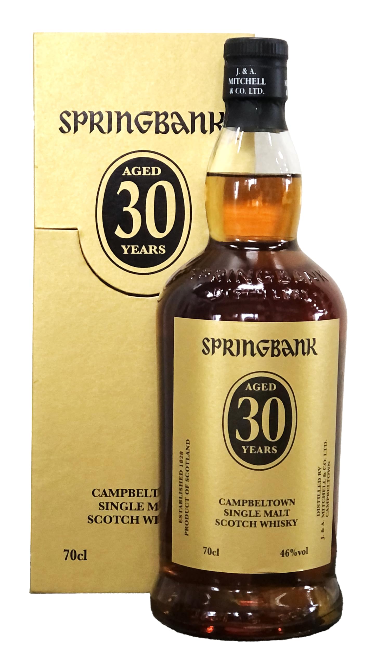 Amazon.co.jp: スプリングバンク 30年 46％ 700ml シングルモルト