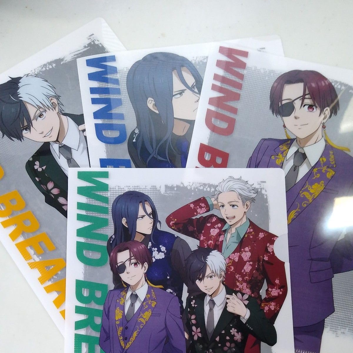 Amazon.co.jp: ウインドブレイカー WIND BREAKER A4クリアファイル 4枚  